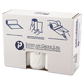 Inteplast Group High-density Interleaved Commercial Can Liners, 45 Gal, 17 Microns, 40" X 48", Clear, 250-carton freeshipping - TVN Wholesale